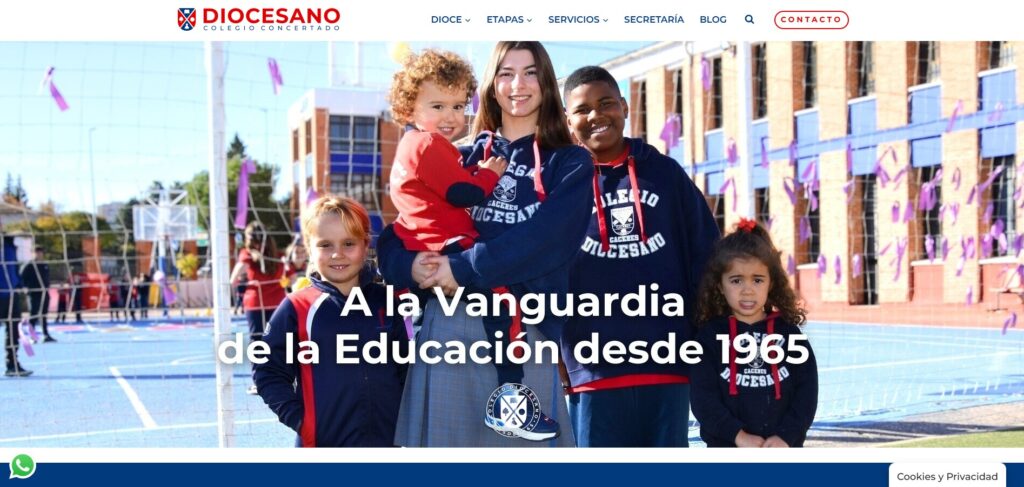 Nueva Web del Colegio Diocesano de Cáceres